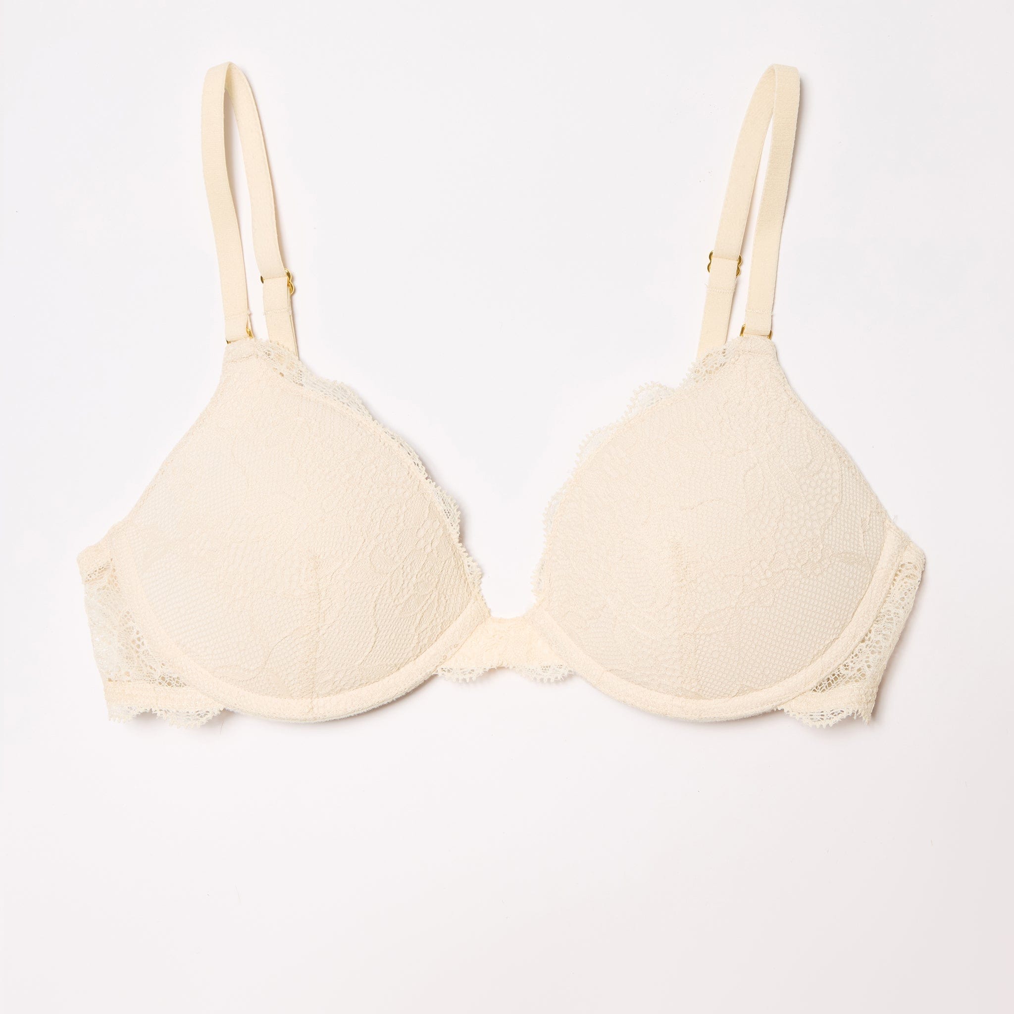 All Over Lace Lift Up Bra Sand - Image 12