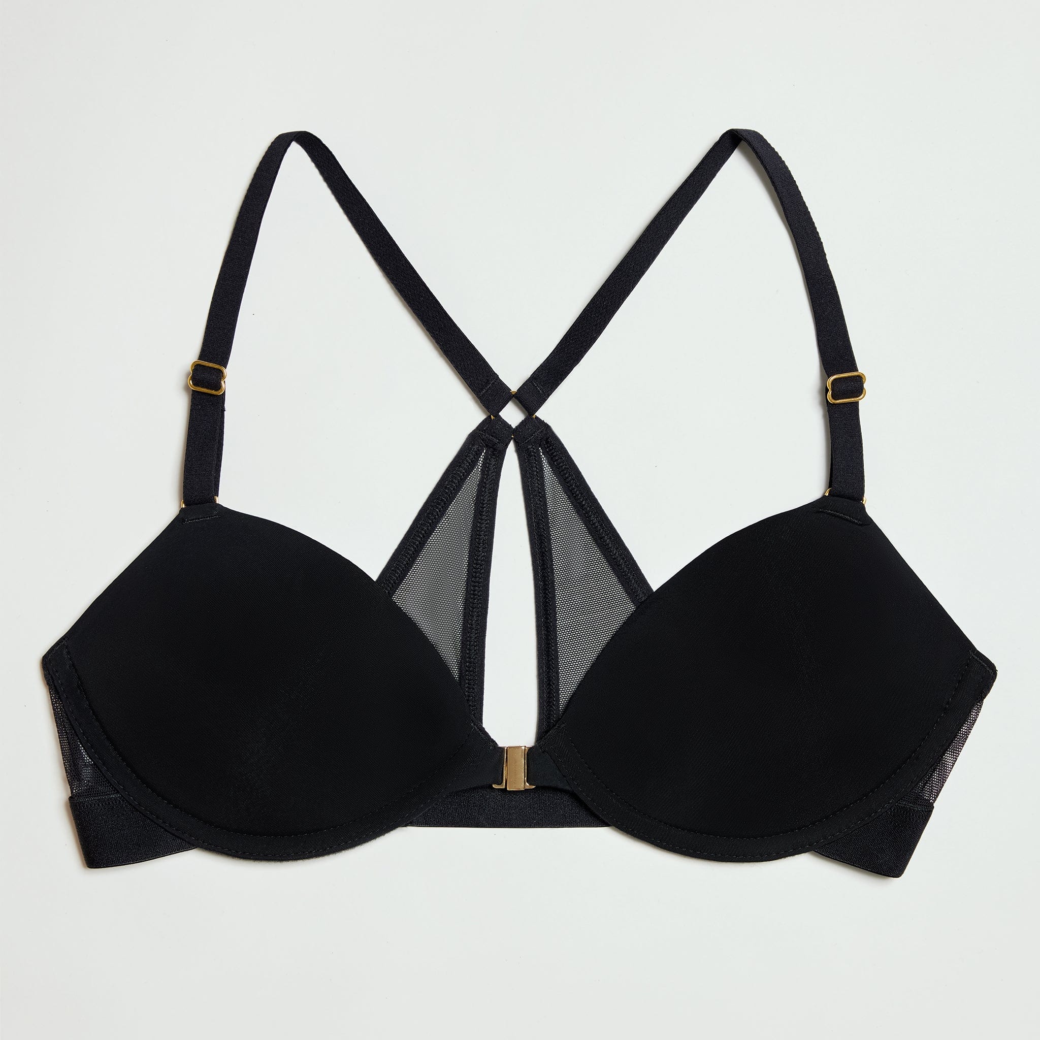 Demi Racerback T-Shirt Bra Black - Image 10