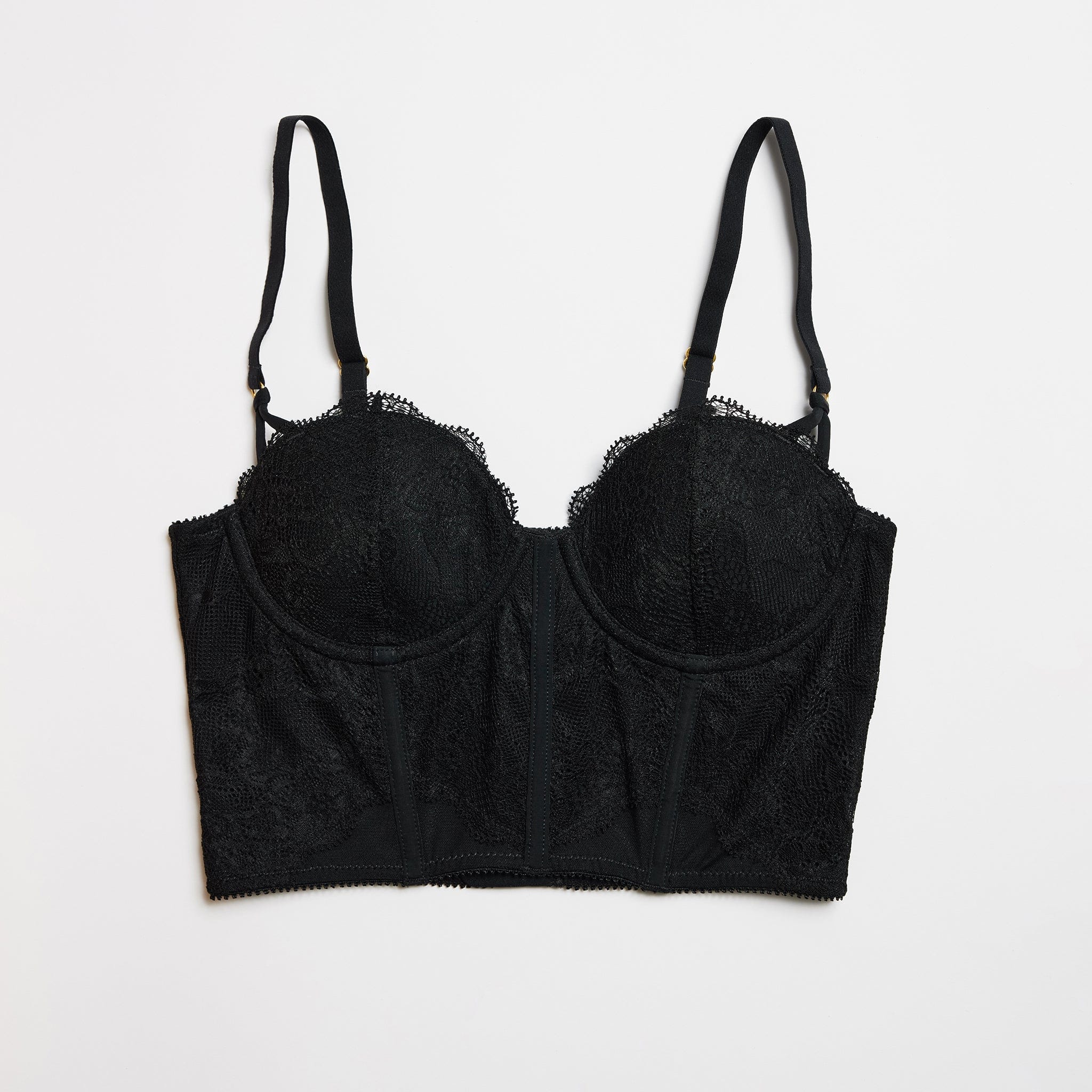 Lace Corset Top Black - Image 10