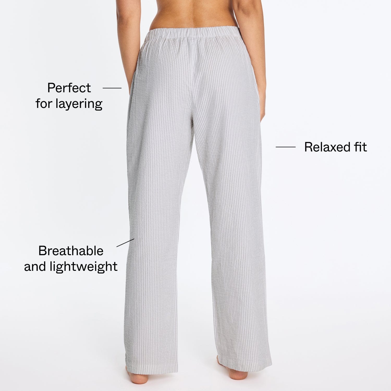 Cotton Lounge Pant Cloud Stripe - Image 4
