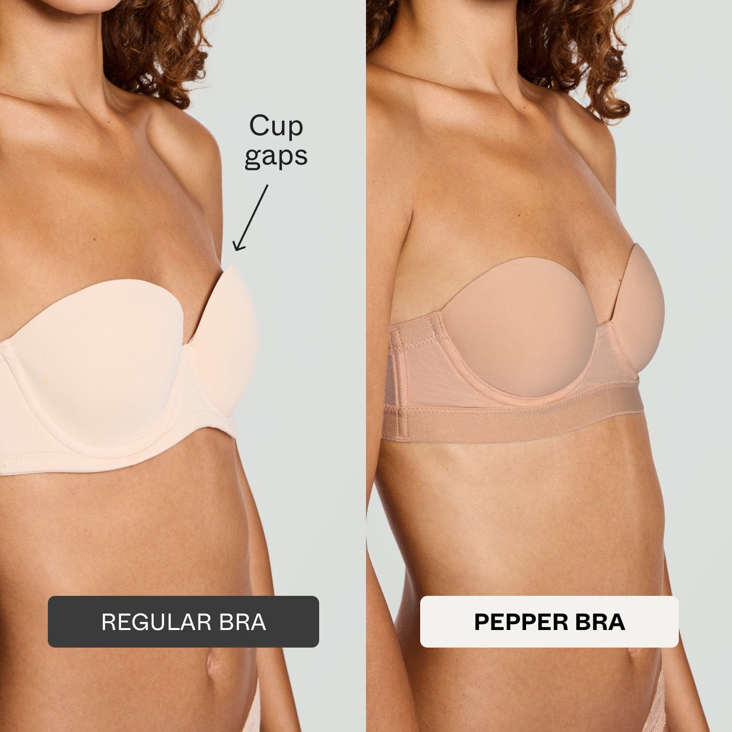 MVP Multiway Strapless Bra Fawn - Image 3