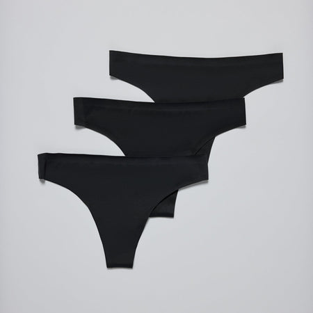 Simply Smooth No Show Thong 3 Pack - Image 2