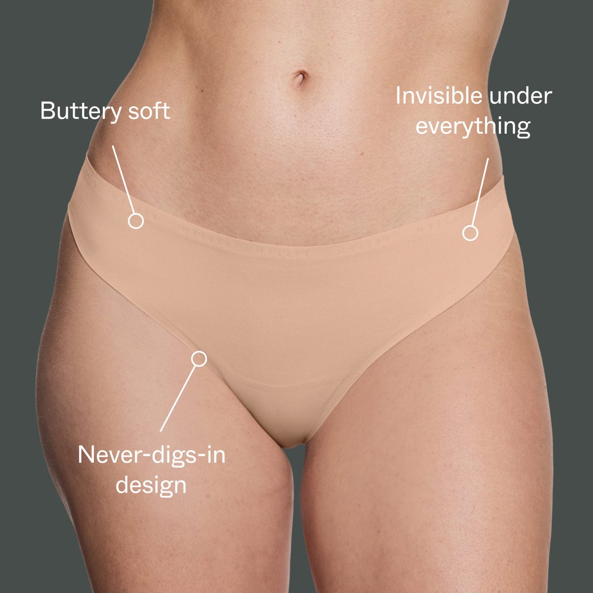 Simply Smooth No Show Thong Buff - Image 3