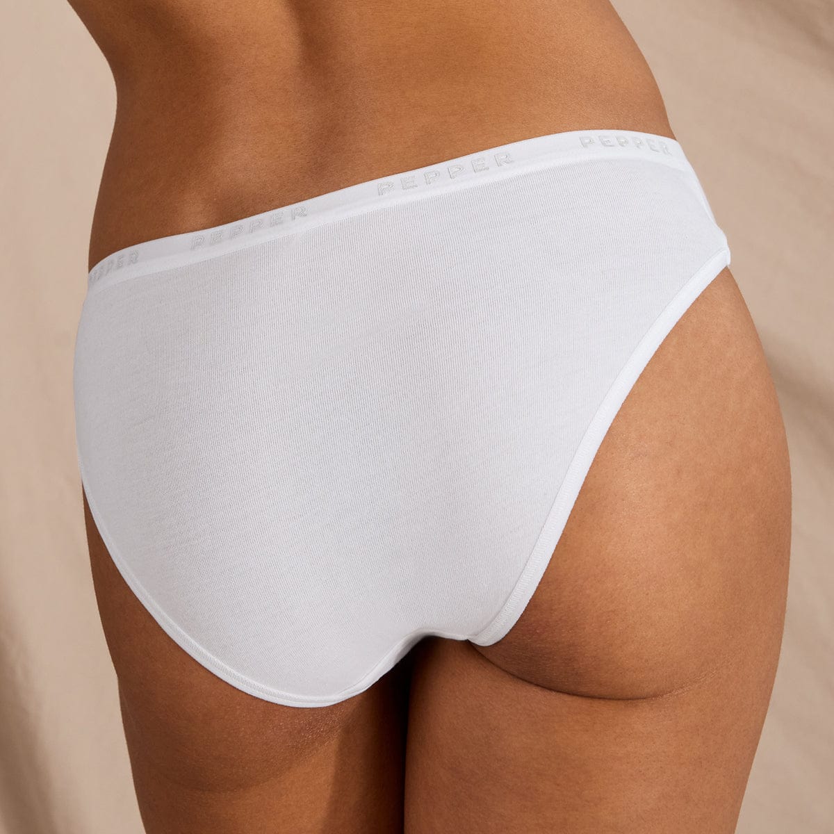 Supima® Cotton Bikini White - Image 4