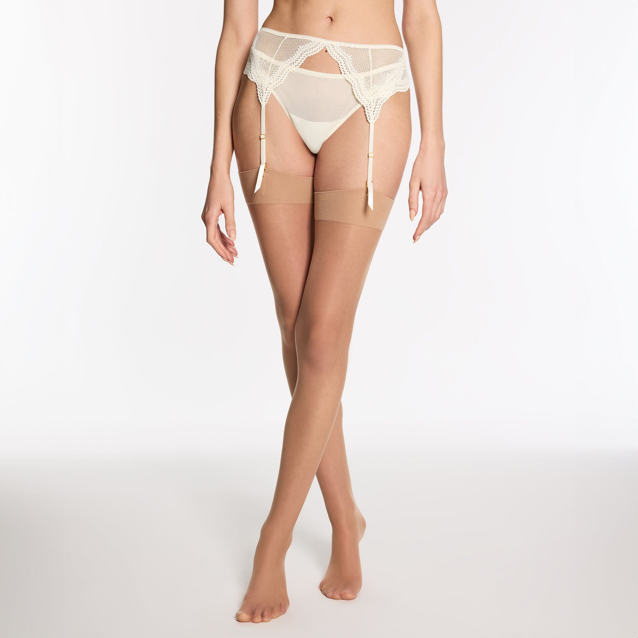 MeMoí Thigh High Stockings Nude