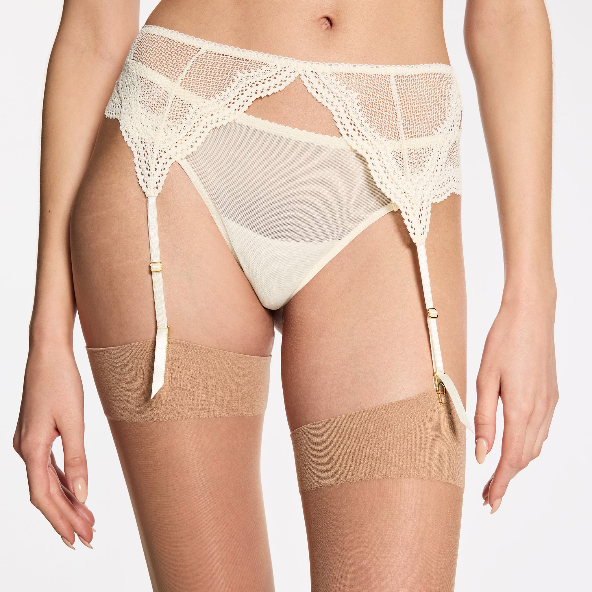 MeMoí Thigh High Stockings Nude - Image 4