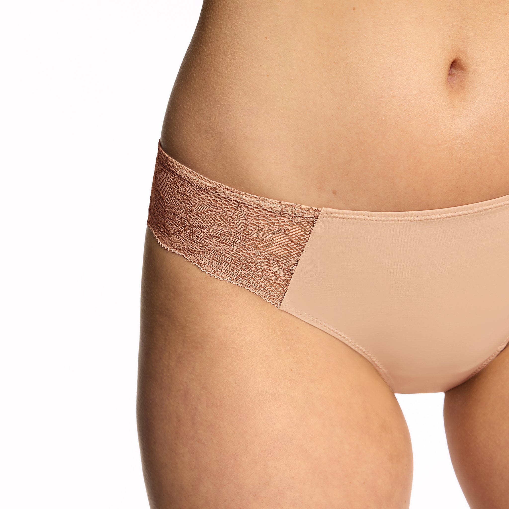 Smooth Lace Bikini Buff Two-Tone - Image 6